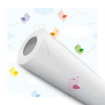Papel de Parede Vinílico Passaros Infantil Quarto 12m Papel de Parede Vinílico Passaros Infantil Quarto 12m