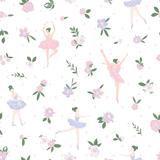 Papel de Parede Vinílico Sonhos Ref 4209 bailarina Lilás 52cm x 10m