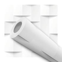 Papel De Parede Vinílico Tijolinho Branco Efeito Visual 3D 10m Papel De Parede Vinílico Tijolinho Branco Efeito Visual 3D 10m