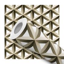 Papel De Parede Vinílico Triângulo Geométrico Sala Quarto 3.5m