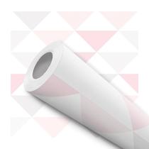 Papel De Parede Vinílico Triangulos Rosa Quarto Infantil 2m