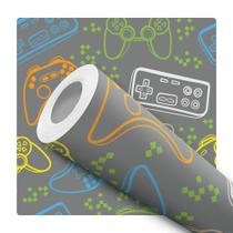 Papel De Parede Vinílico Video Game Gamer Quarto Infantil 2m Papel De Parede Vinílico Video Game Gamer Quarto Infantil 2m