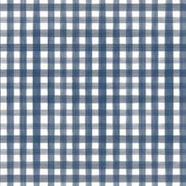 Papel de Parede Vinílico Xadrez picnic pincelada azul mar revoada 4428 53x1000