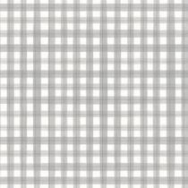 Papel de Parede Vinílico Xadrez picnic pincelada cinza revoada 4432 52x1000