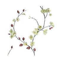 Papel De Parede Vintage Floral Com Folhas Verdes, Adesivo E Impermeável Para Renovação De Sala De