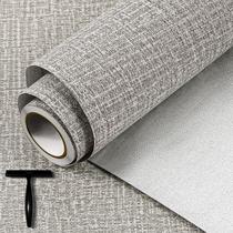Papel de Parede WADILE Adesivo 200x40 cm Cinza Claro Texturizado Papel de Parede WADILE Adesivo 200x40 cm Cinza Claro Texturizado