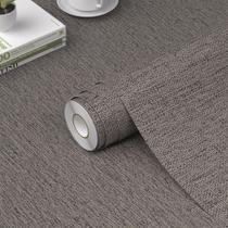 Papel de Parede WADILE Grasscloth Autoadesivo 40x200 cm Marrom Cinza Papel de Parede WADILE Grasscloth Autoadesivo 40x200 cm Marrom Cinza