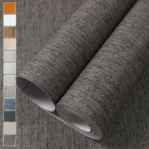 Papel de parede WADILE Grasscloth Peel and Stick 40cm x 5m Marrom Cinza Papel de parede WADILE Grasscloth Peel and Stick 40cm x 5m Marrom Cinza