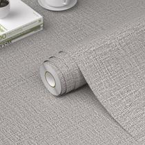 Papel de Parede WADILE Vinílico Efeito Linho 40x200 cm Cinza Claro Papel de Parede WADILE Vinílico Efeito Linho 40x200 cm Cinza Claro