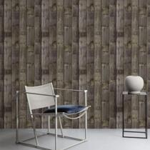 Papel De Parede Wanderlust Madeira Marrom 10m X 0.53m Papel De Parede Wanderlust Madeira Marrom 10m X 0.53m