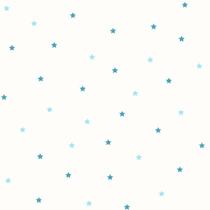 Papel de parede wiler fofura baby - estrelinhas azul