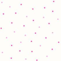 Papel de parede wiler fofura baby - estrelinhas rosa