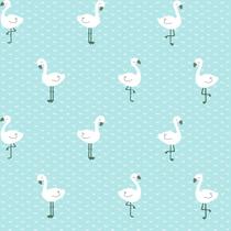 Papel de parede wiler fofura baby - flamingos