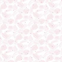 Papel de parede wiler fofura baby - folhas rosa