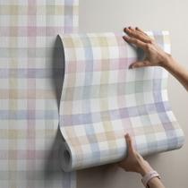 Papel De Parede Xadrez Adesivo 10 Metros Lavável Autocolante