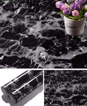 Papel de parede Yancorp Black Marble 61x1000 cm Peel Stick
