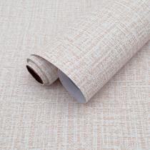 Papel de parede Yancorp Tecido texturizado cáqui 60x300cm autoadesivo Papel de parede Yancorp Tecido texturizado cáqui 60x300cm autoadesivo