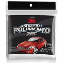 Papel de Polimento com 10 Folhas - HB004128193 - 3M Papel de Polimento com 10 Folhas - HB004128193 - 3M