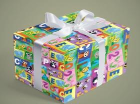 Papel De Presente Bobina Couchê 60 Cm X 100m Papel De Presente Bobina Couchê 60 Cm X 100m