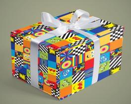 Papel De Presente Bobina Couchê 60 Cm X 100m Papel De Presente Bobina Couchê 60 Cm X 100m