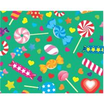 Papel de Presente Bobina Couchê 60CM MOD455 Doces 100M