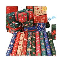 Papel De Presente De Natal Grande E Extra Longo 70x49 Cm 51020pcs Conjuntos De Papel Para Presentes