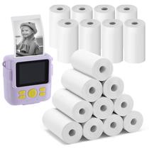 Papel de Recarga para Câmera Instantânea - 18 Rolos para Crianças Papel de Recarga para Câmera Instantânea - 18 Rolos para Crianças