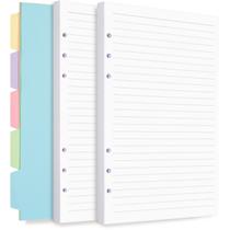 Papel de recarga para diários do A5 Binder Budget Planner, 240 páginas