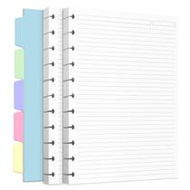 Papel de recarga para insertos Discbound Planner 8,5x11 - 240 páginas