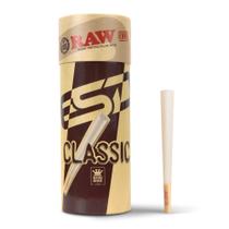 Papel de Rolo RAW Cones Classic King Size 109mm - Pacote com 50