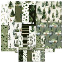 Papel de scrapbook iKammo 24 folhas, 30x30 cm, design de Natal Papel de scrapbook iKammo 24 folhas, 30x30 cm, design de Natal