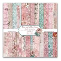Papel de scrapbook Kammo Vintage Flower Pattern 30,5 x 30,5 cm 24sh Papel de scrapbook Kammo Vintage Flower Pattern 30,5 x 30,5 cm 24sh