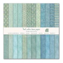 Papel de scrapbook Kammo Vintage Flower Pattern 30,5 x 30,5 cm 24sh