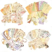 Papel de scrapbook OKUPAN 400 folhas de suprimentos de artesanato vintage