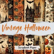 Papel de scrapbook Vintage Halloween 20 designs exclusivos 21x21cm