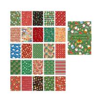 Papel De Scrapbook Vintage Para Árvore De Natal, 50 Folhas, Tamanho Grande, Não Adesivo, Decoração Papel De Scrapbook Vintage Para Árvore De Natal, 50 Folhas, Tamanho Grande, Não Adesivo, Decoração
