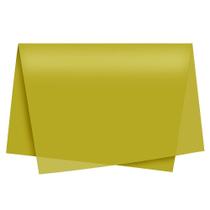 Papel de Seda - 48x60cm - Ouro - 10 folhas - Rizzo Embalagens