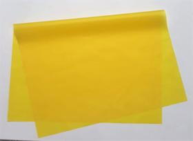 Papel de seda 50x70 amarelo clássico ac71 - pacote com 100 folhas