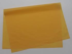 Papel de seda 50x70 amarelo ouro a ac91 - pacote com 100 folhas