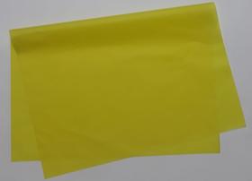 Papel de seda 50x70 amarelo riacho ac73 - pacote com 100 folhas