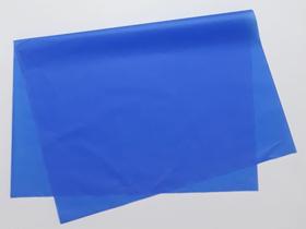 Papel de seda 50x70 azul celeste 100% ac36 - pacote com 100 folhas