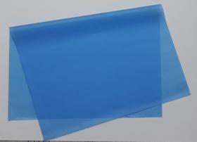 Papel de seda 50x70 azul celeste ac38- pacote com 100 folhas