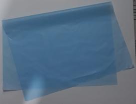 Papel de seda 50x70 azul claro ac41 (azul bebê) - pacote com 100 folhas