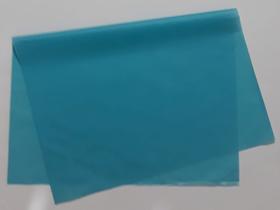 Papel de seda 50x70 azul tiffany ac62 - pacote com 100 folhas