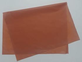 Papel de seda 50x70 caramelo ac105 (marrom claro) - pacote com 100 folhas