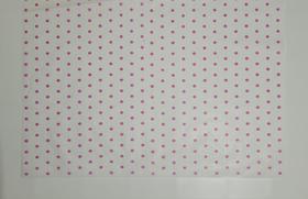 Papel de Seda 50x70 cm Pacote C/50 Unidades - BOLINHAS ROSA