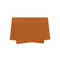 Papel de Seda - 50x70 - Laranja Queimado - 10 unidades - Rizzo