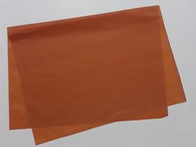 Papel de seda 50x70 laranja queimado ac83 - pacote com 100 folhas