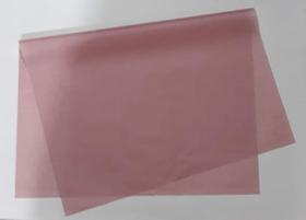 Papel de seda 50x70 marrom rosado ac 165 - pacote com 100 folhas