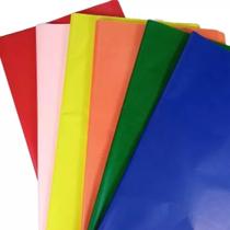 Papel De Seda 50x70 Pacote 100 Folhas Pipa Balao Riacho Cores